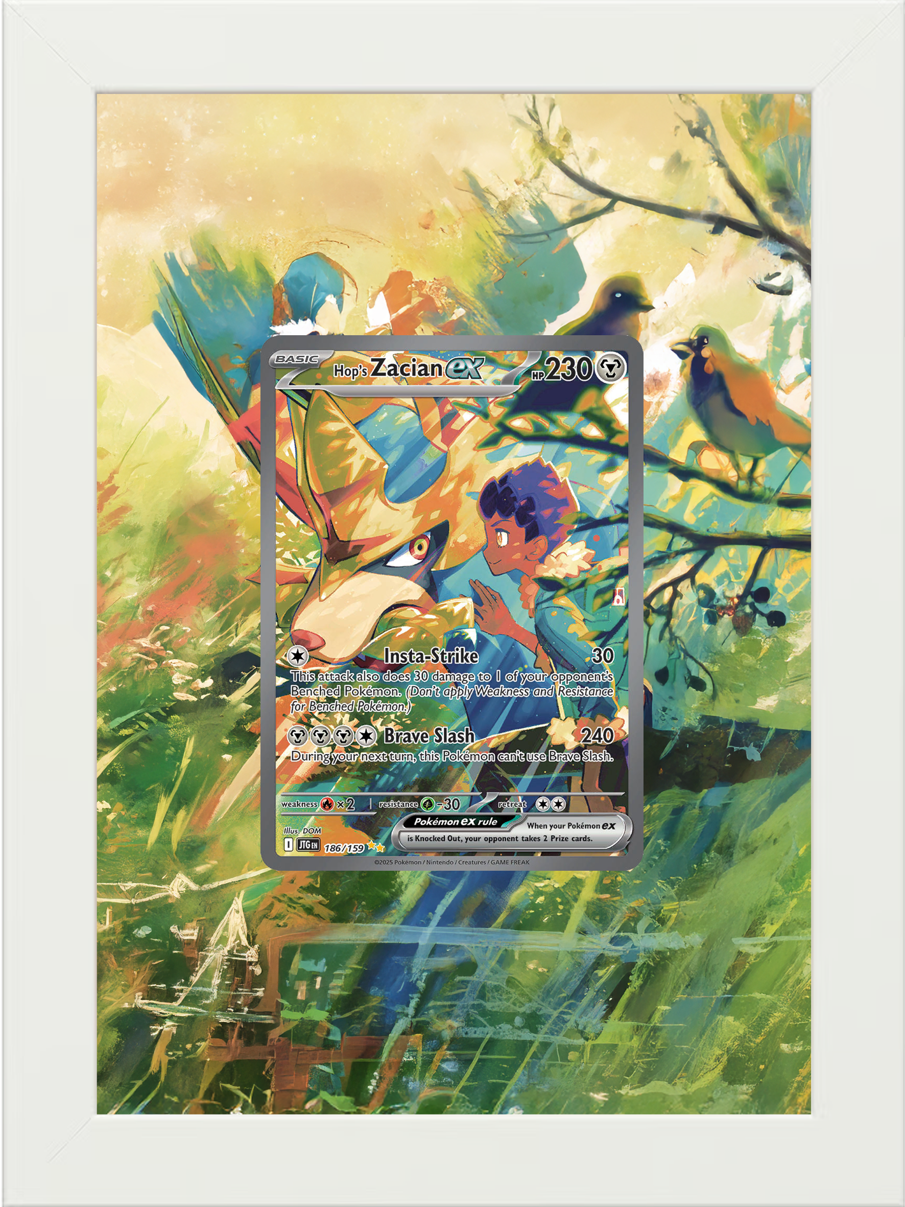 Hop’s Zacian ex · Journey Together (JTG) #186