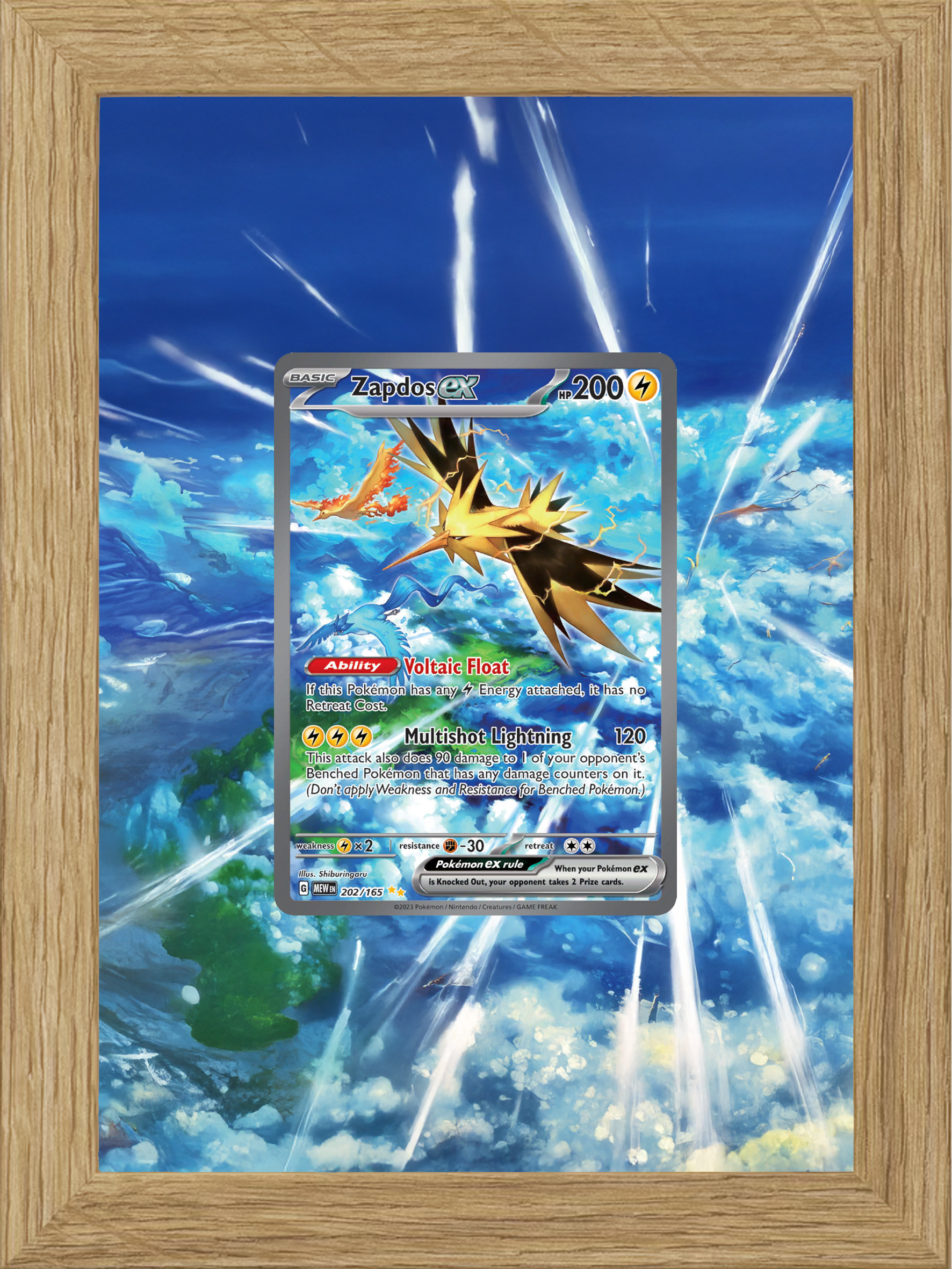 Zapdos ex · 151 (MEW) #202