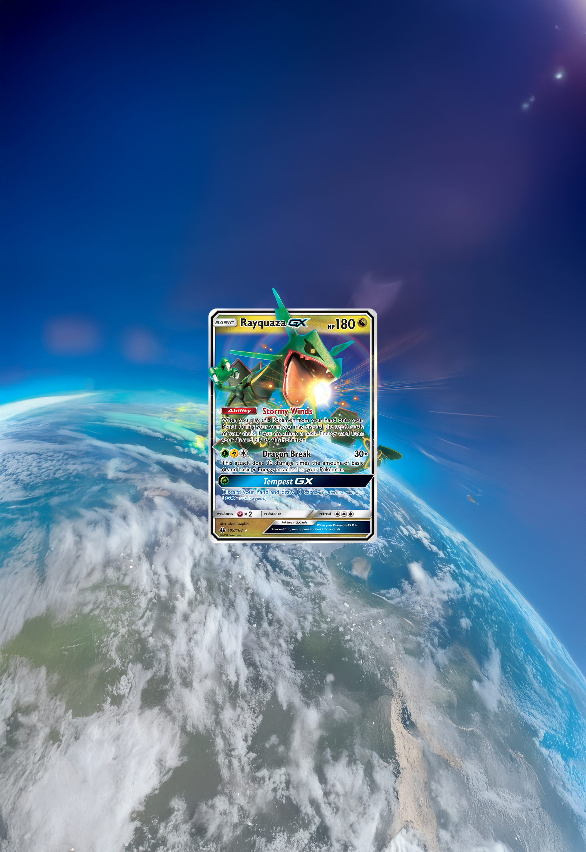 Rayquaza-GX · Celestial Storm (CES) #109