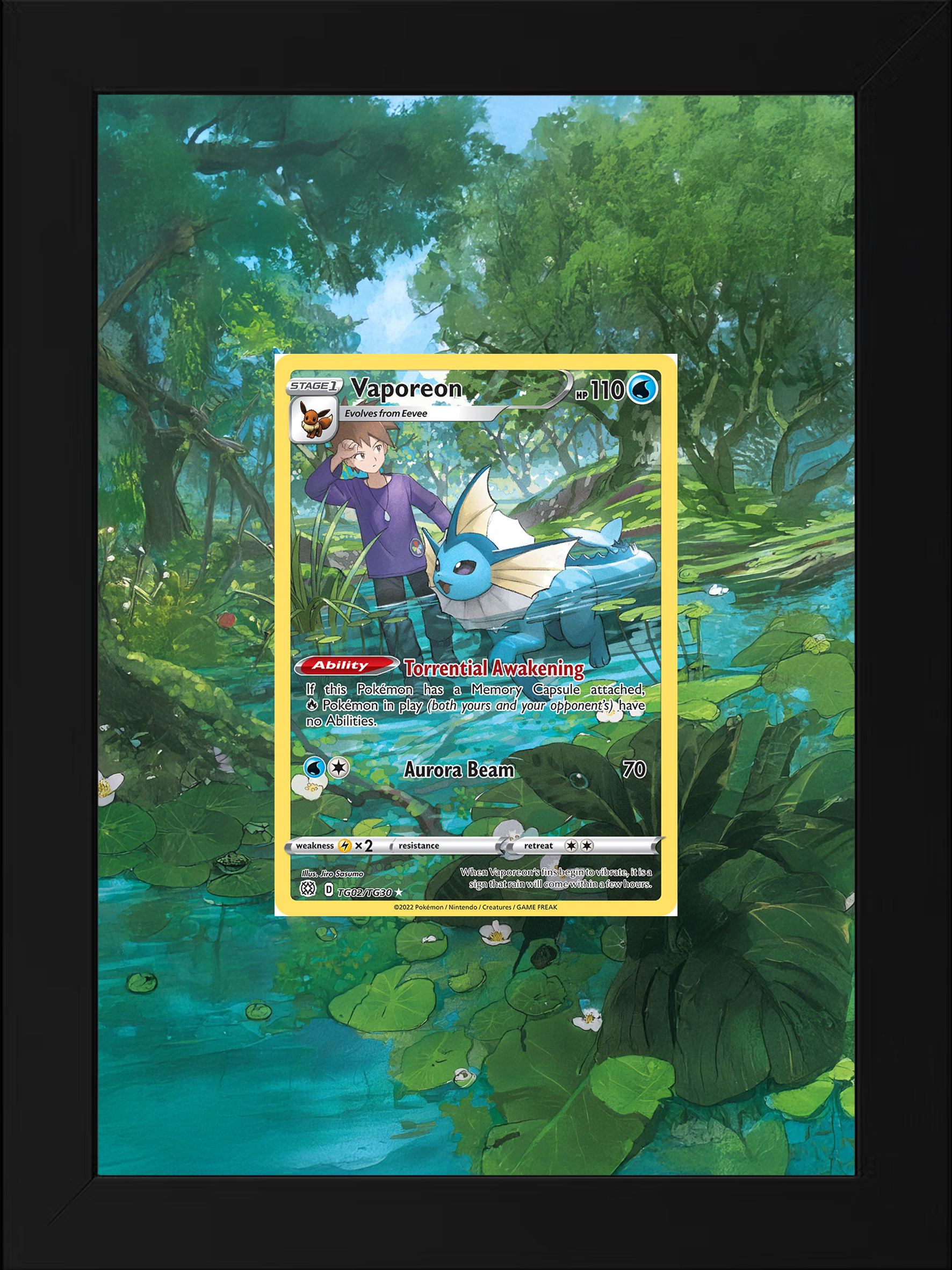 Vaporeon · Brilliant Stars (BRS) #TG02