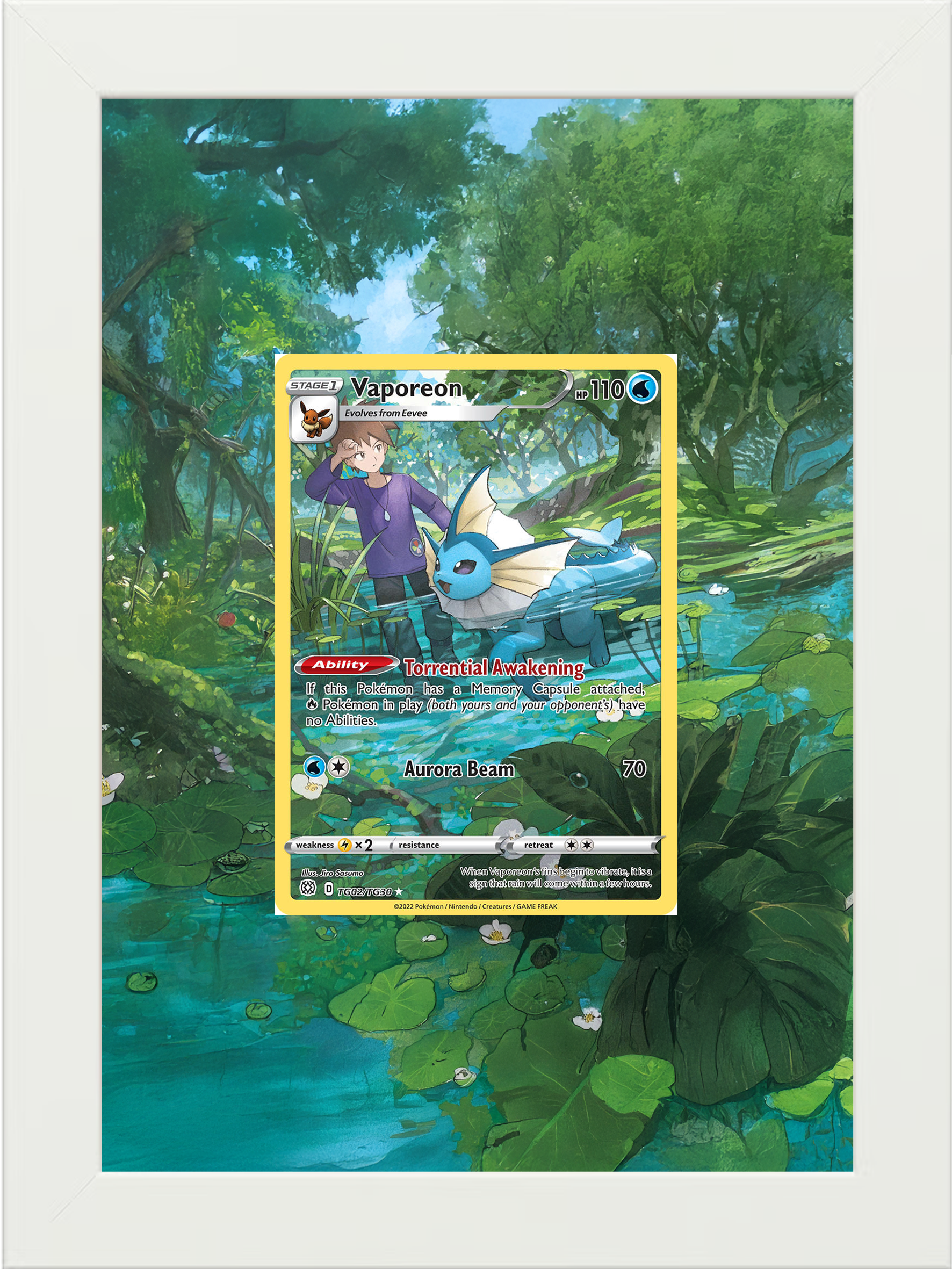 Vaporeon · Brilliant Stars (BRS) #TG02