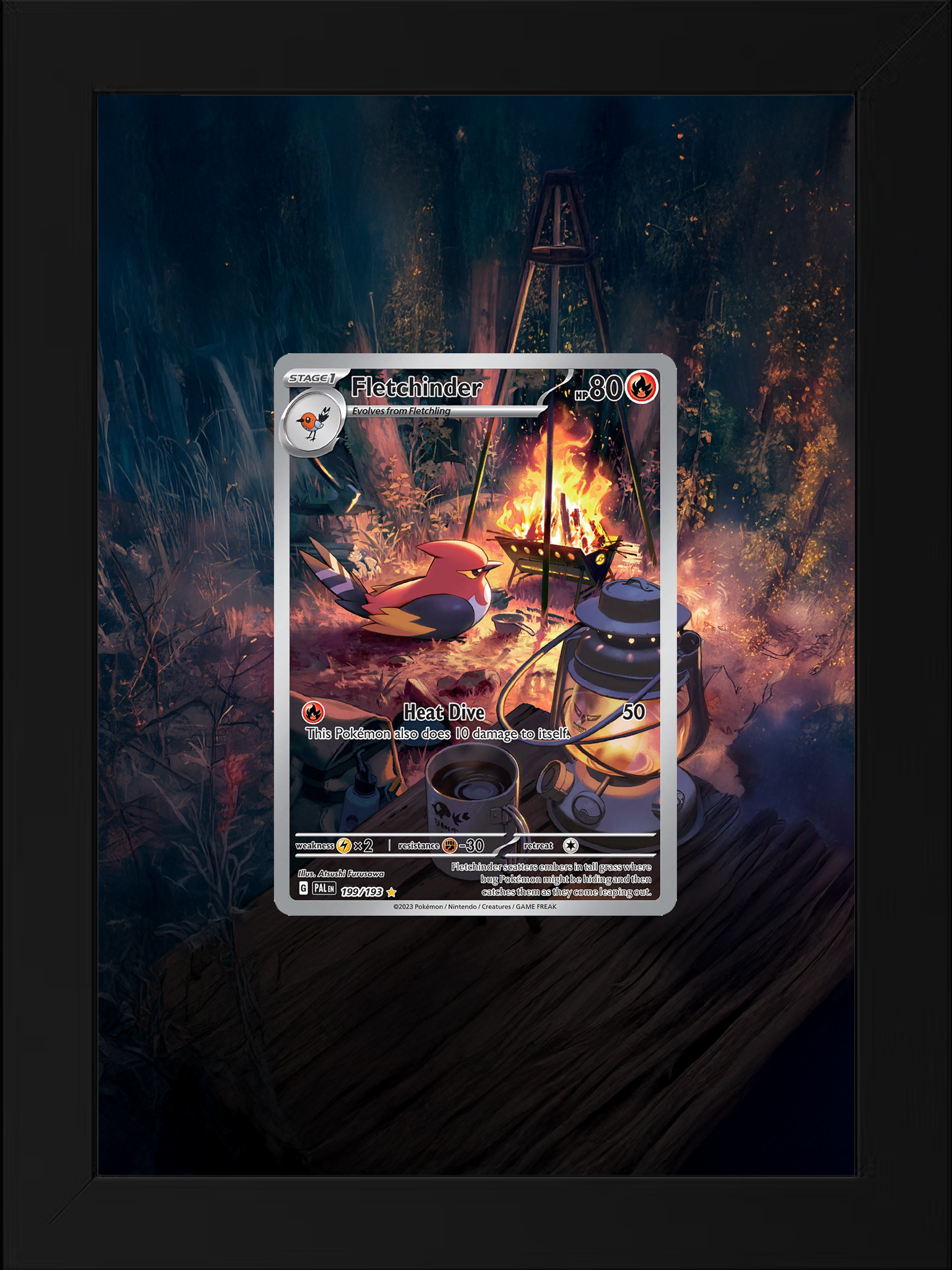 Fletchinder · Paldea Evolved (PAL) #199