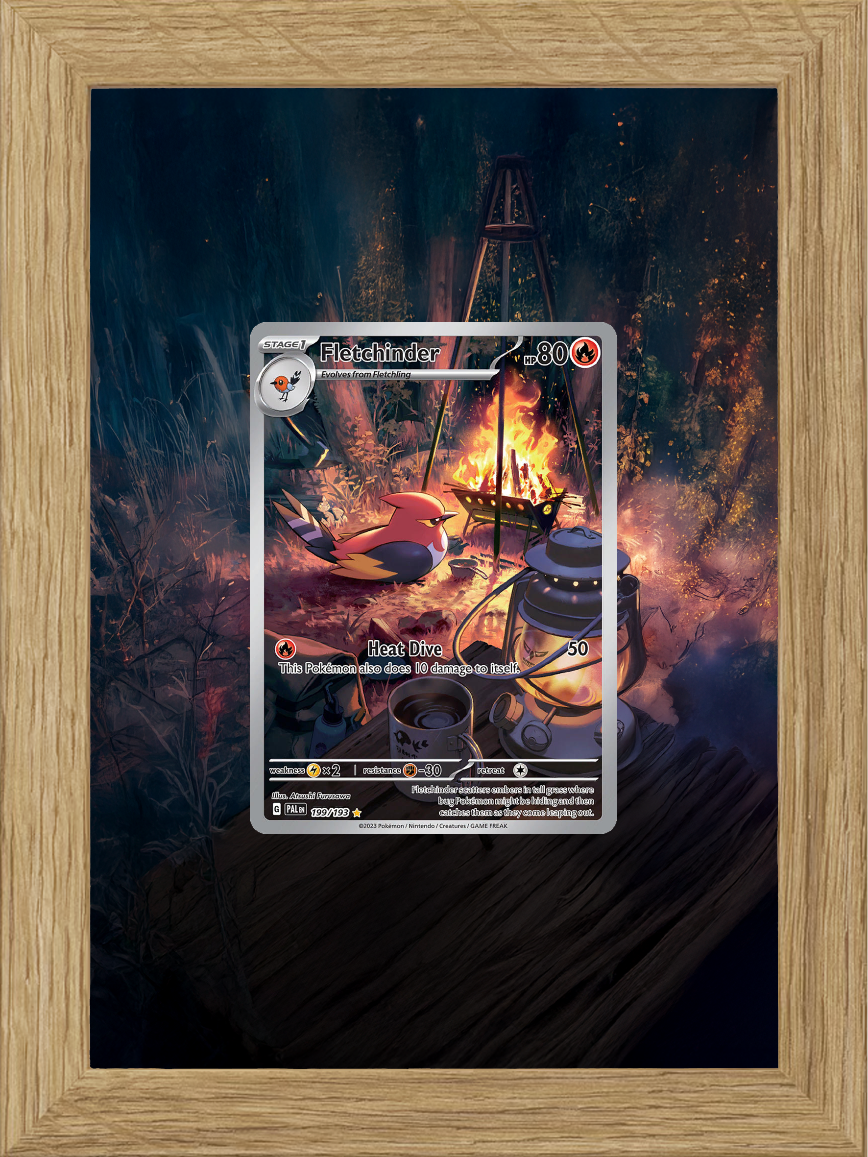 Fletchinder · Paldea Evolved (PAL) #199