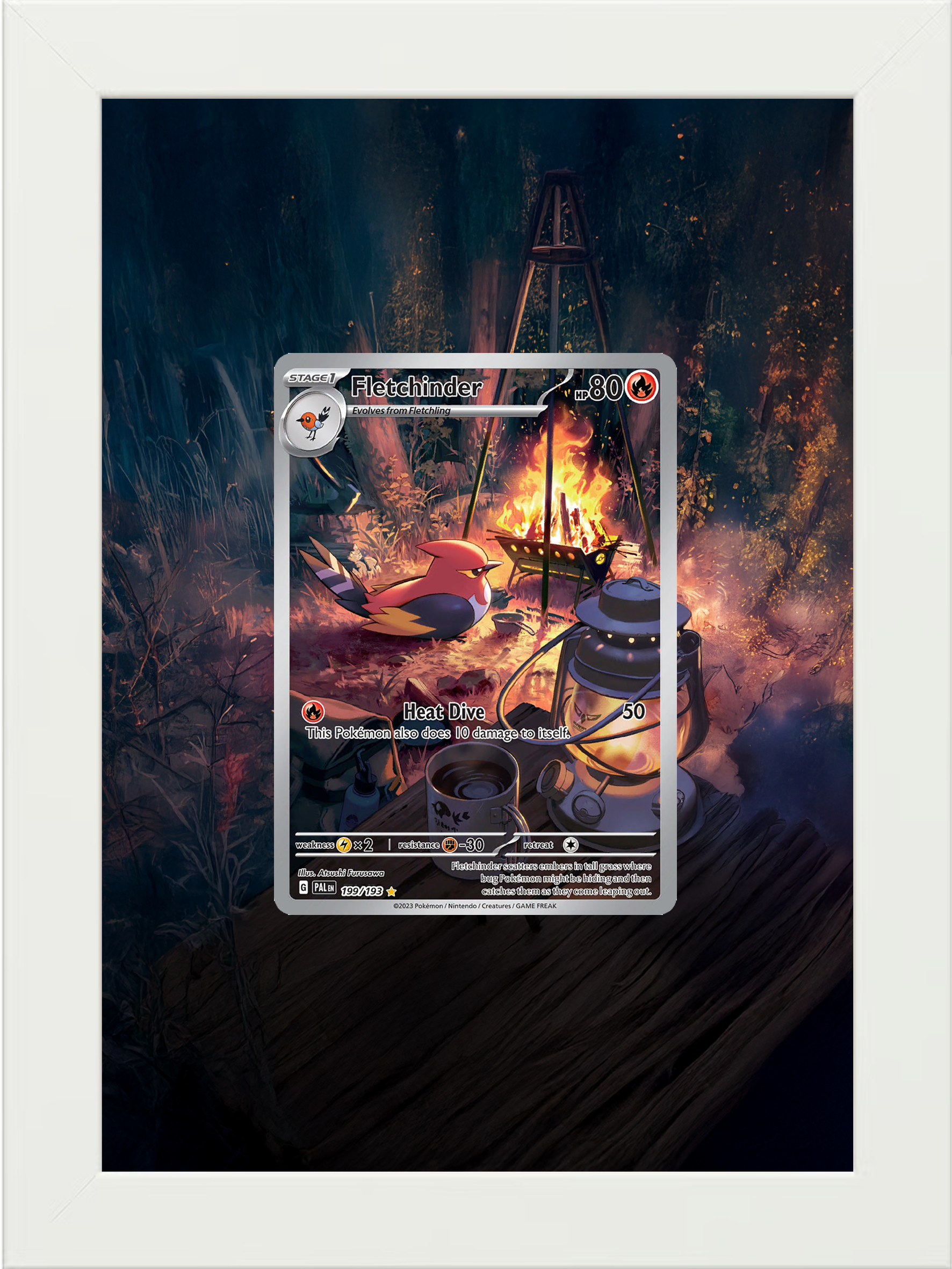 Fletchinder · Paldea Evolved (PAL) #199