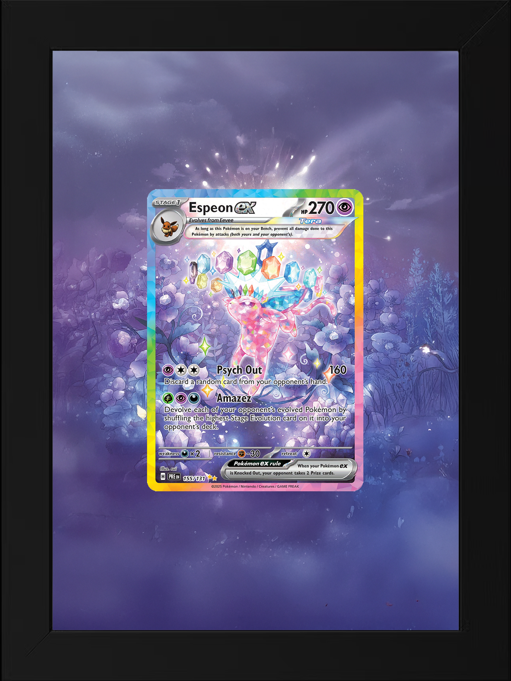Espeon ex · Prismatic Evolutions (PRE) #155