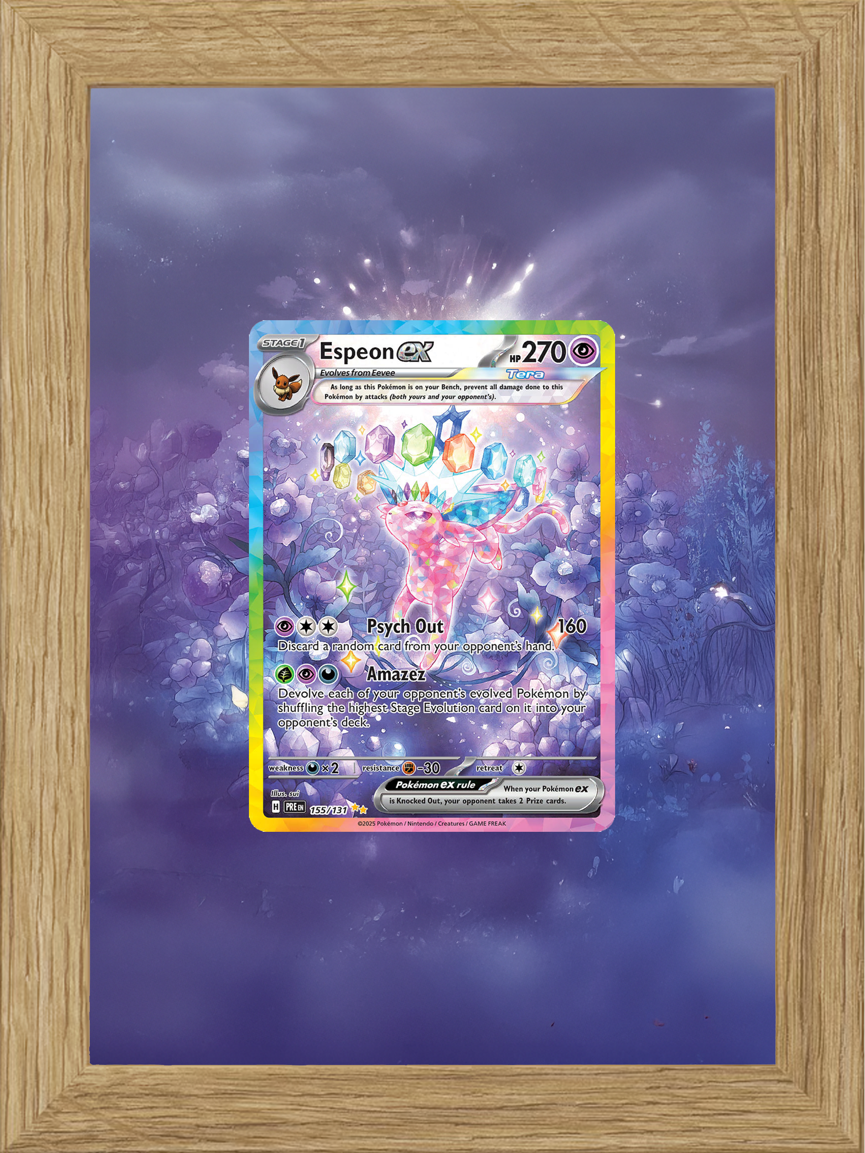 Espeon ex · Prismatic Evolutions (PRE) #155