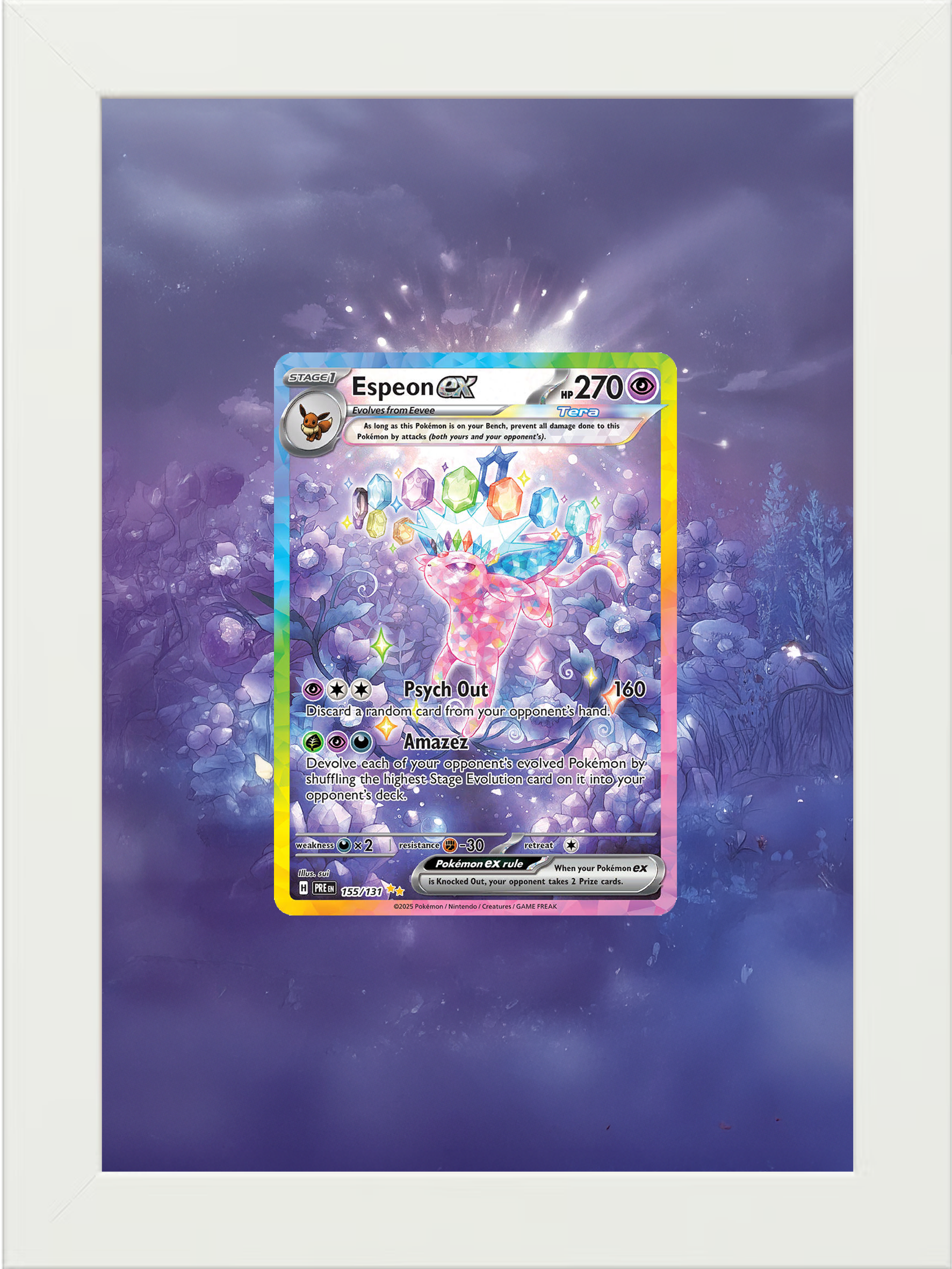 Espeon ex · Prismatic Evolutions (PRE) #155