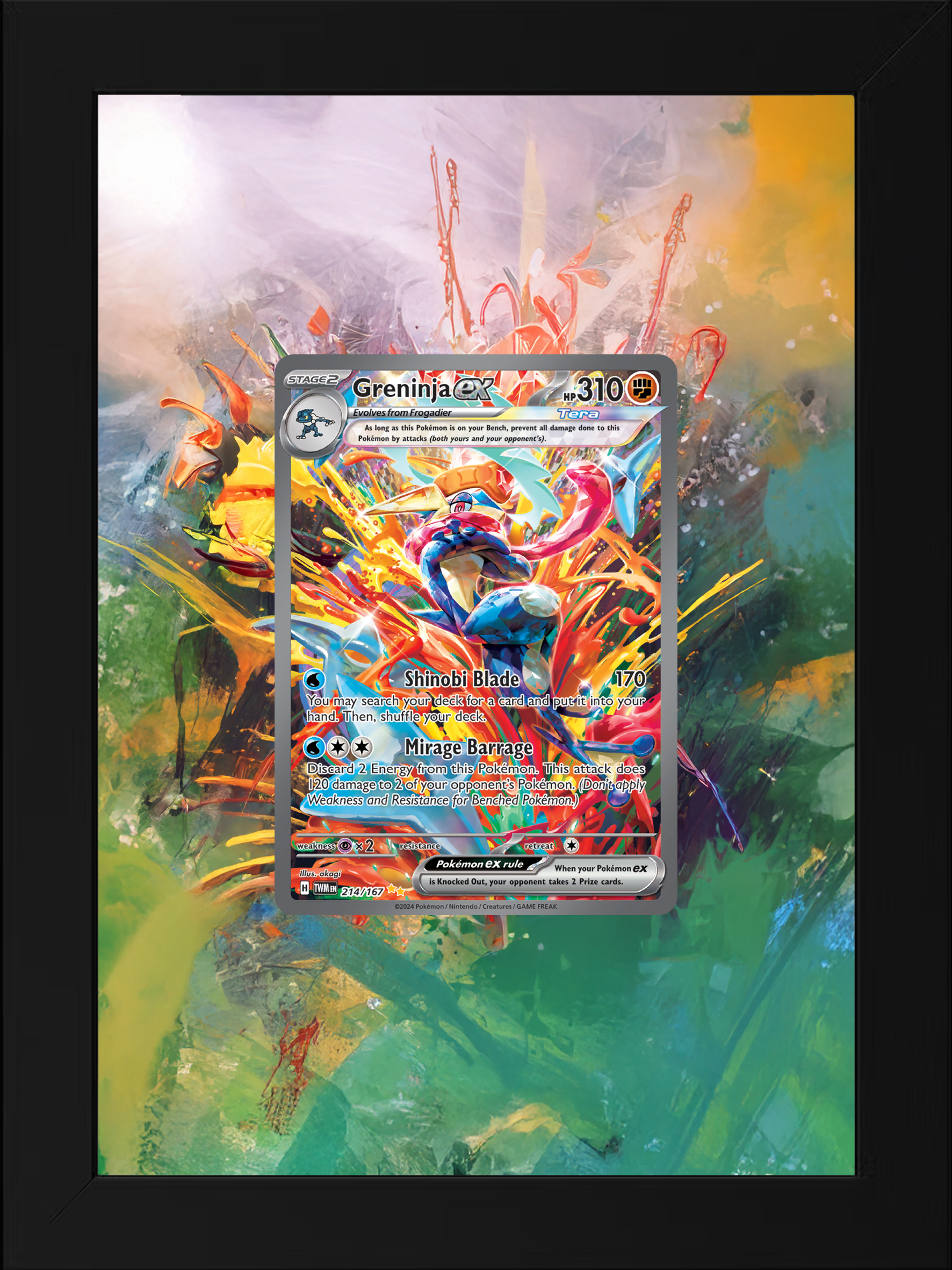 Greninja ex · Twilight Masquerade (TWM) #214
