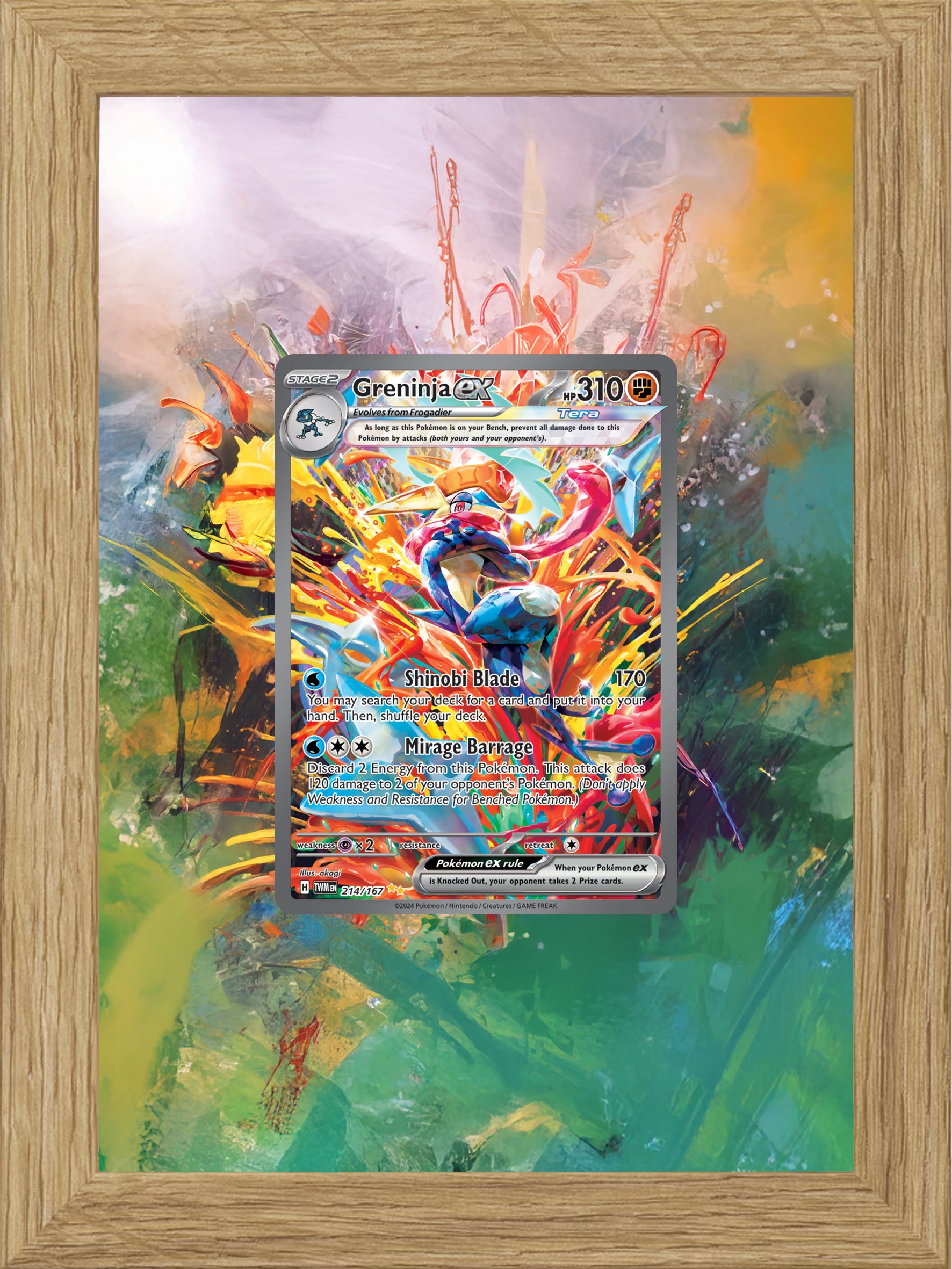 Greninja ex · Twilight Masquerade (TWM) #214