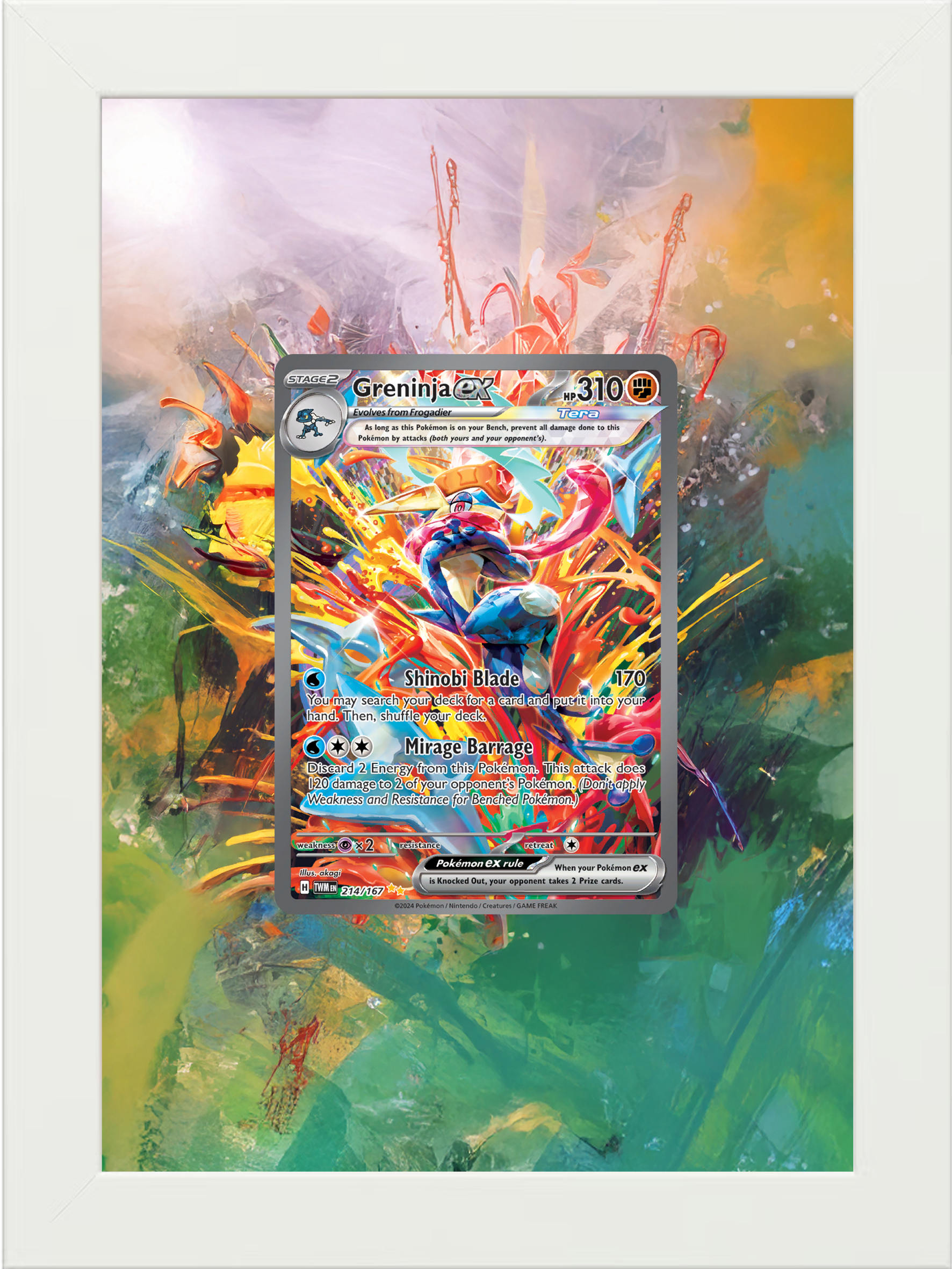 Greninja ex · Twilight Masquerade (TWM) #214