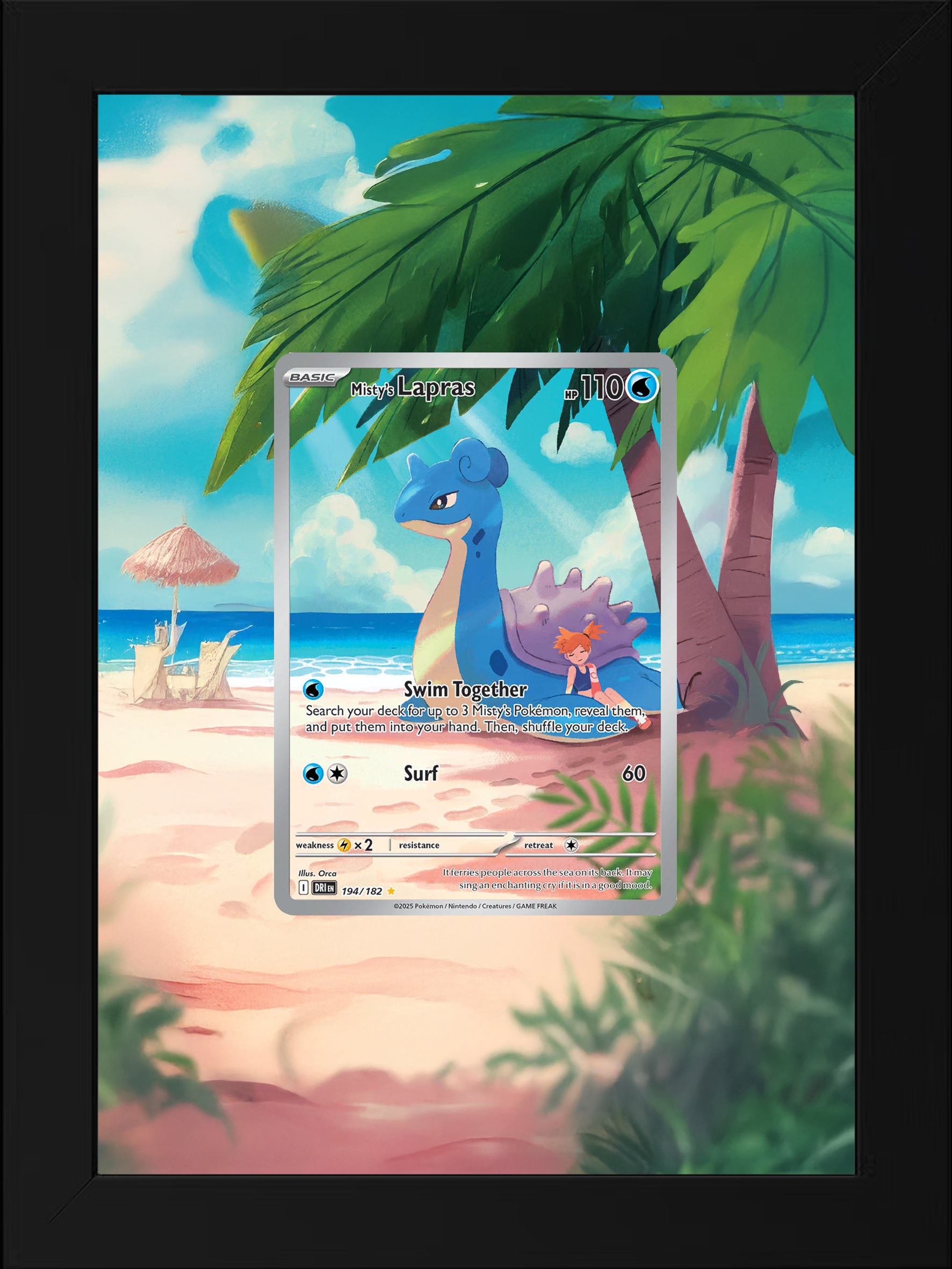 Misty’s Lapras · Destined Rivals (DRI) #194