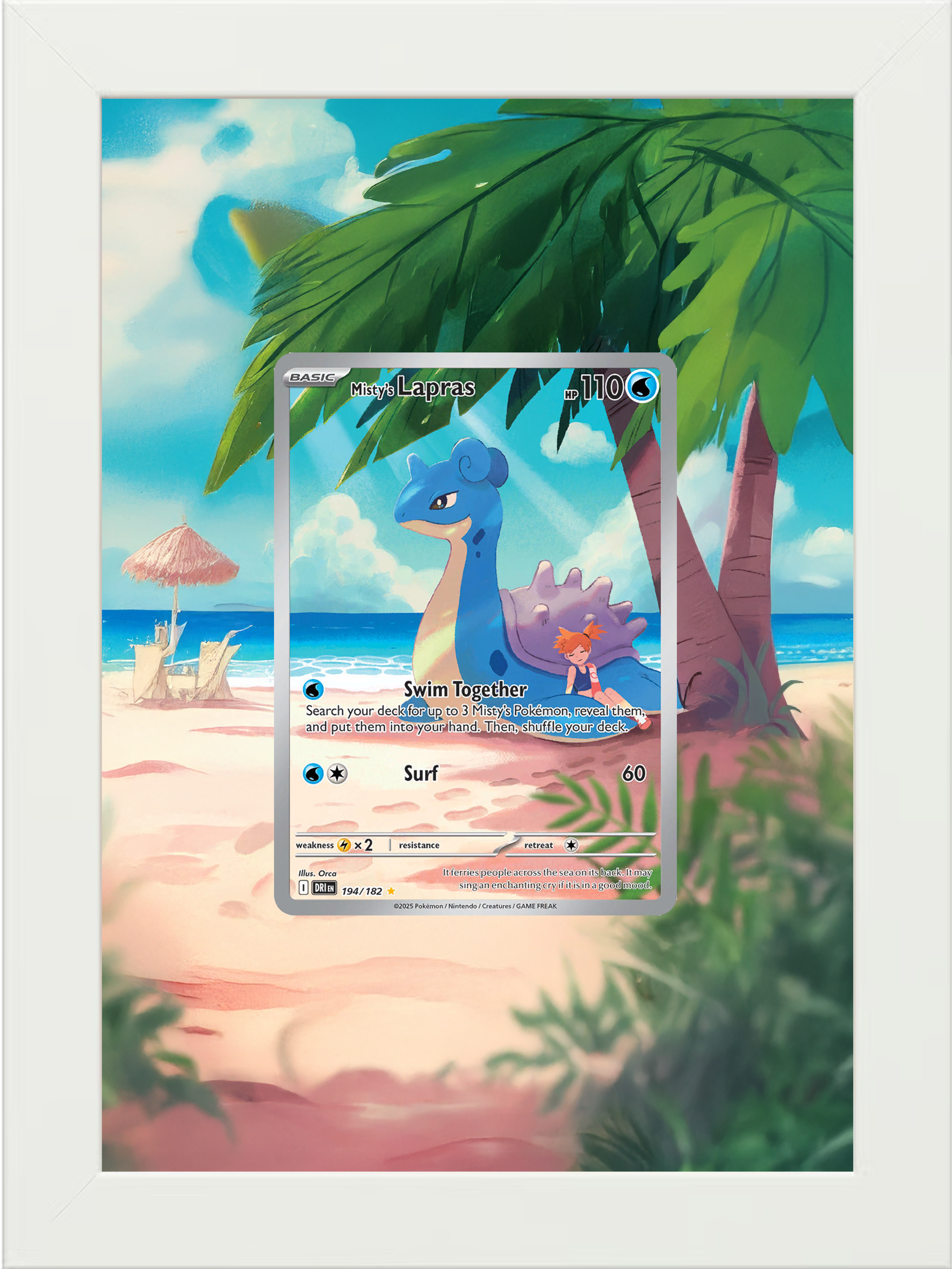 Misty’s Lapras · Destined Rivals (DRI) #194