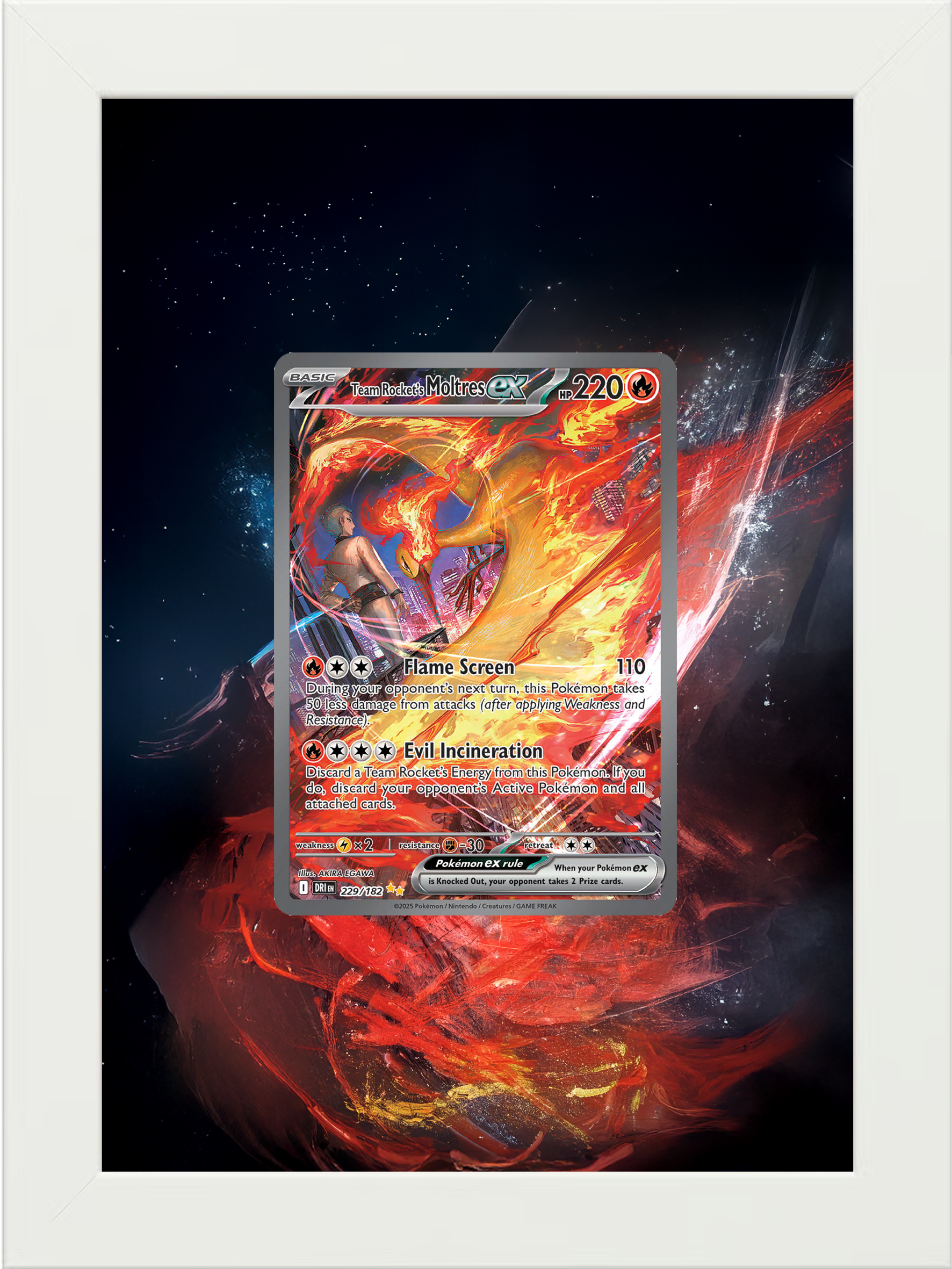 Team Rocket’s Moltres ex · Destined Rivals (DRI) #229