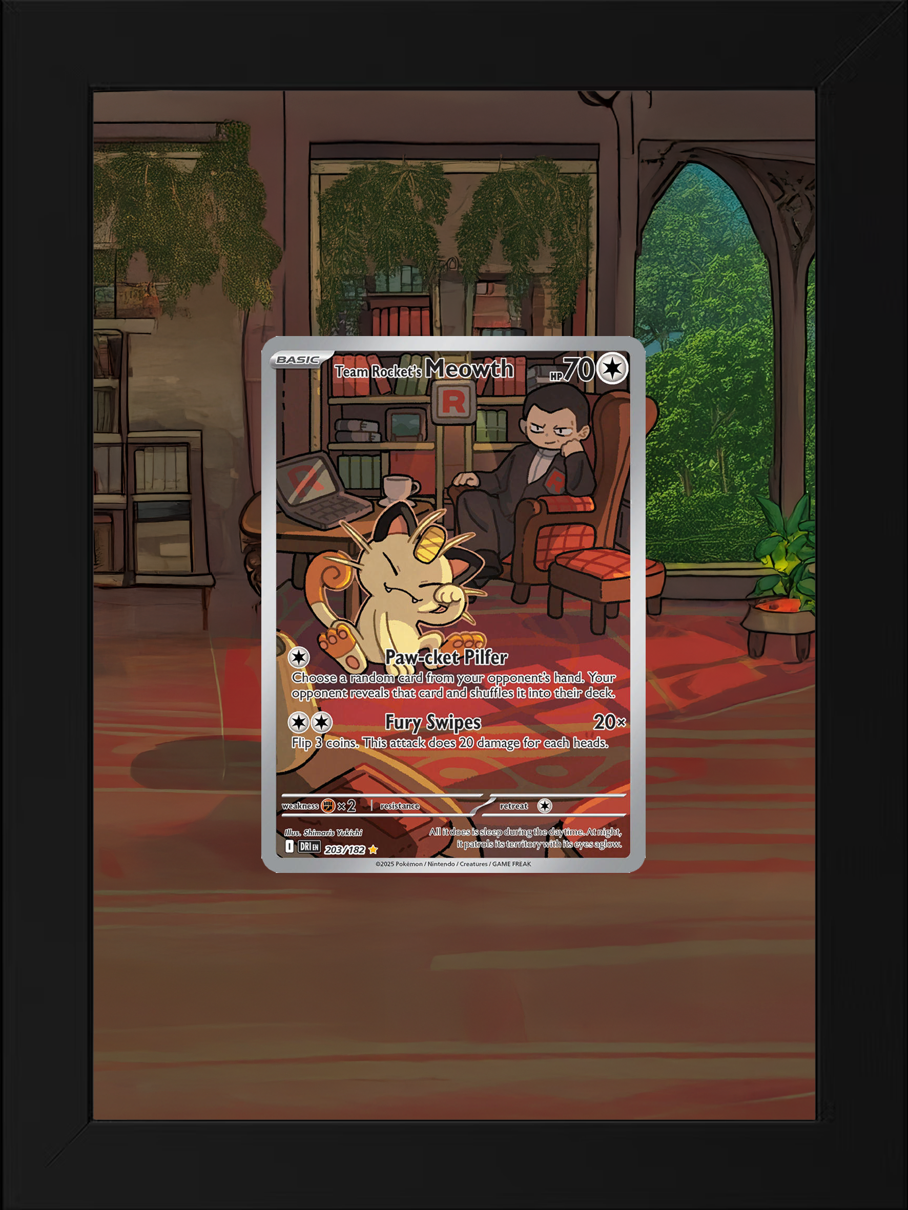 Team Rocket’s Meowth · Destined Rivals (DRI) #203