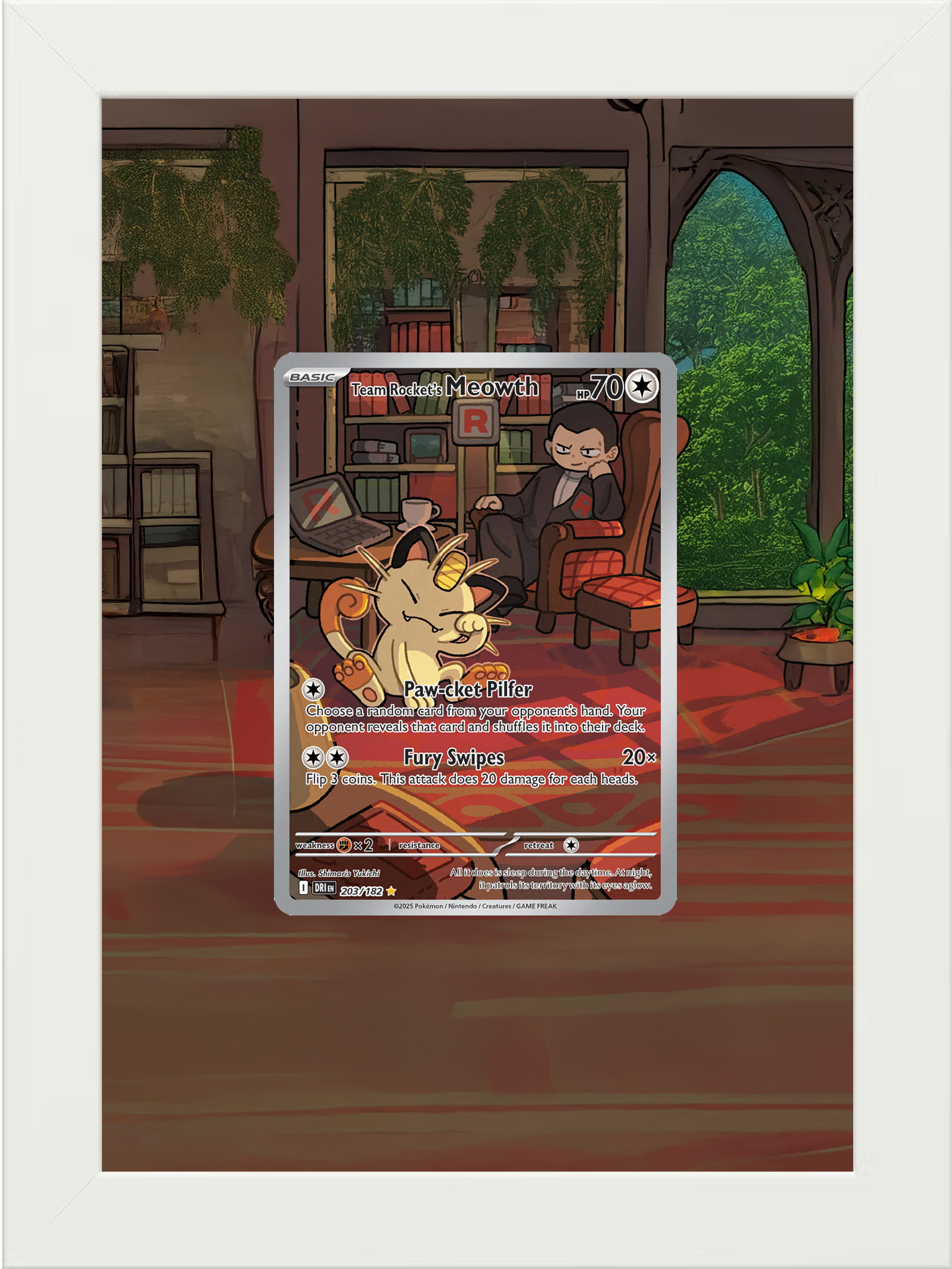 Team Rocket’s Meowth · Destined Rivals (DRI) #203