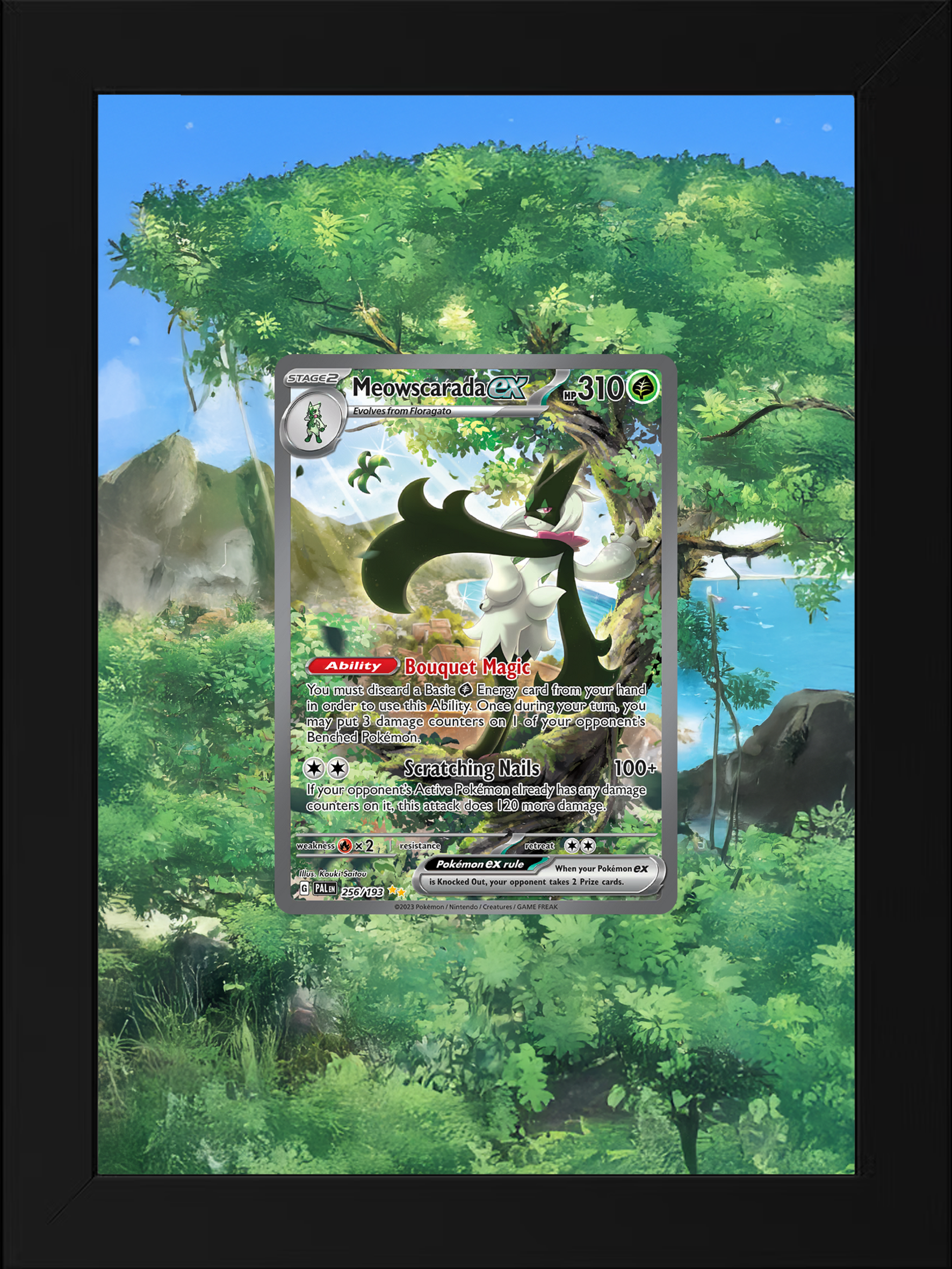 Meowscarada ex · Paldea Evolved (PAL) #256