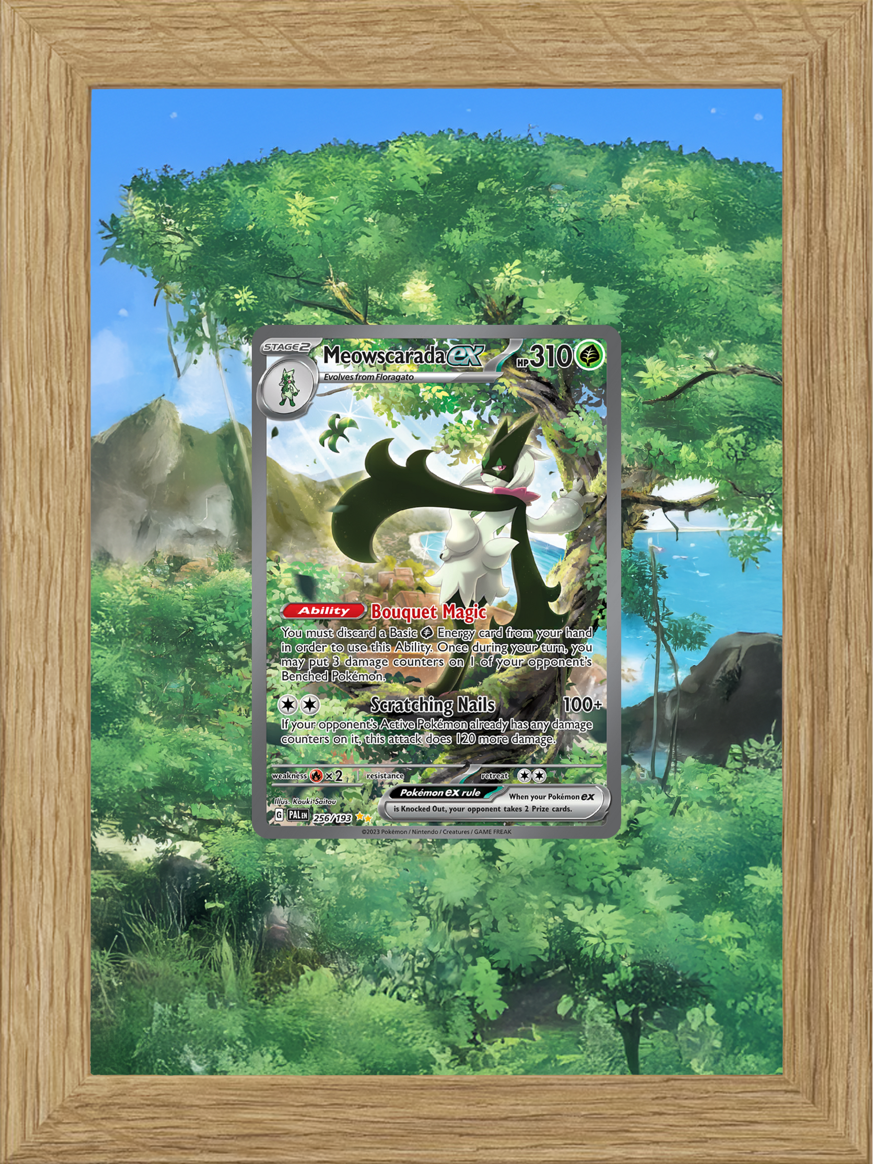 Meowscarada ex · Paldea Evolved (PAL) #256
