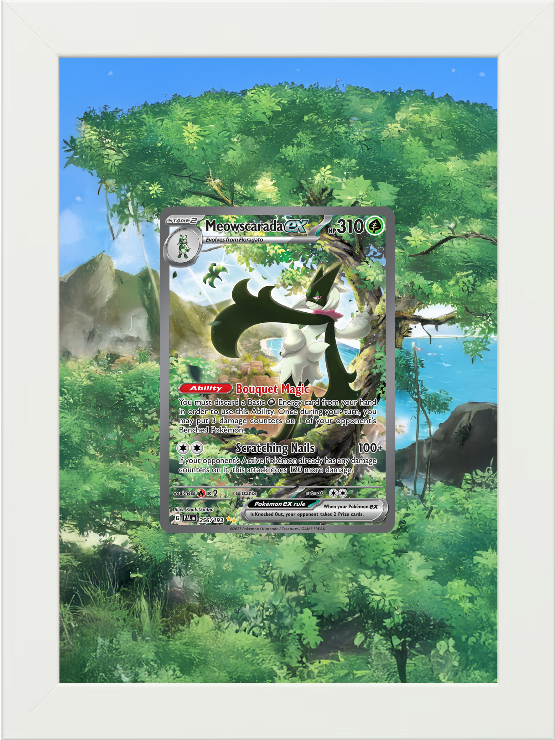 Meowscarada ex · Paldea Evolved (PAL) #256