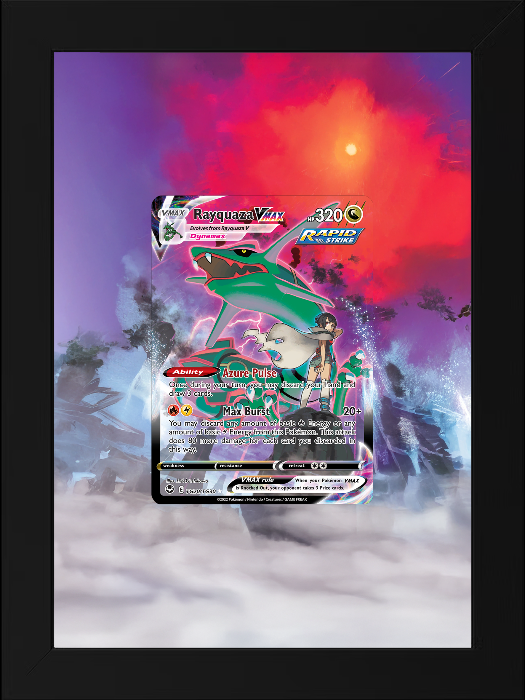 Rayquaza VMAX Silver Tempest (SIT) #TG20 AeroBlink Rayquaza VMAX Silver Tempest (SIT) #TG20 AeroBlink