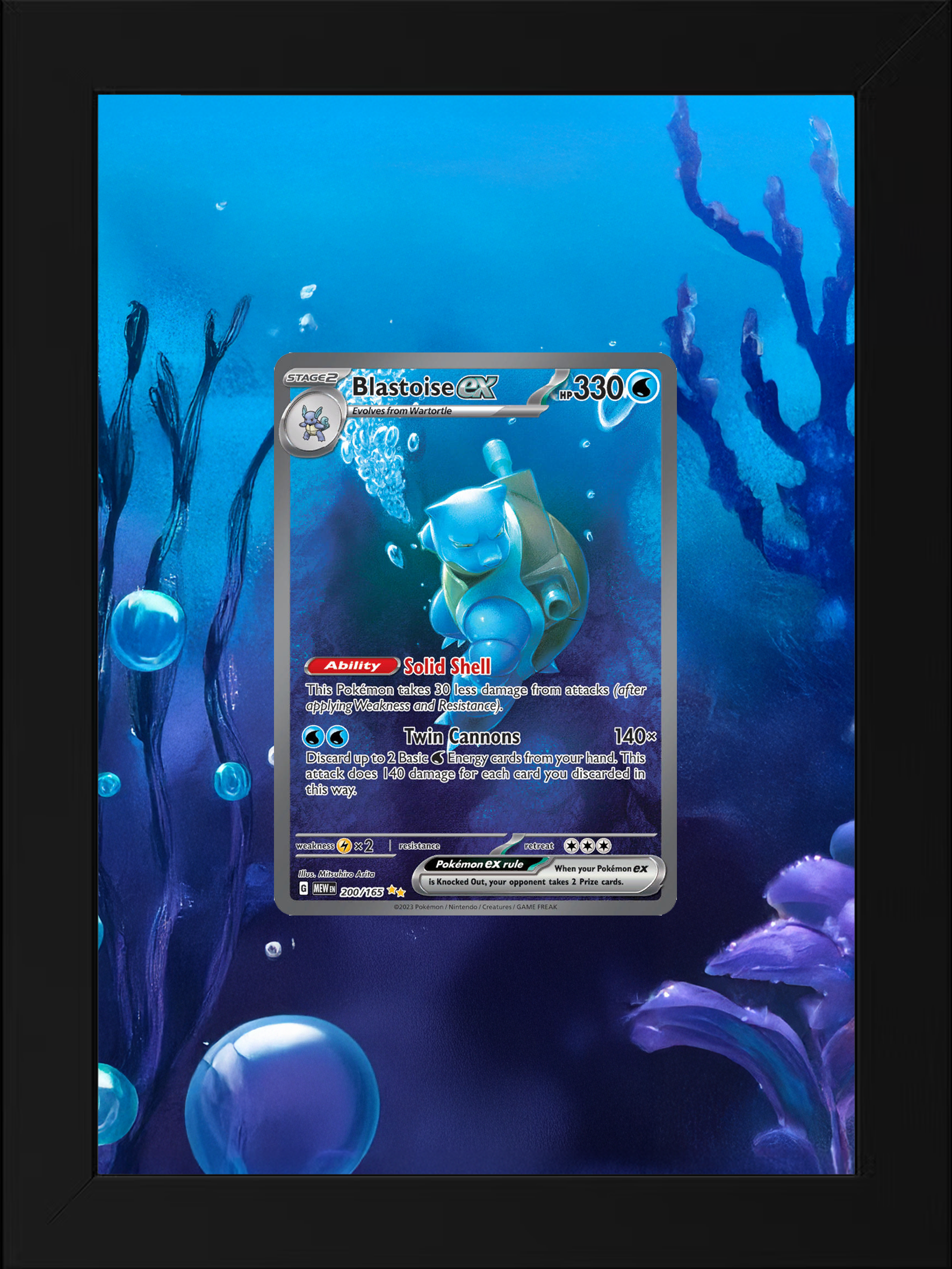 Blastoise ex · 151 (MEW) #200