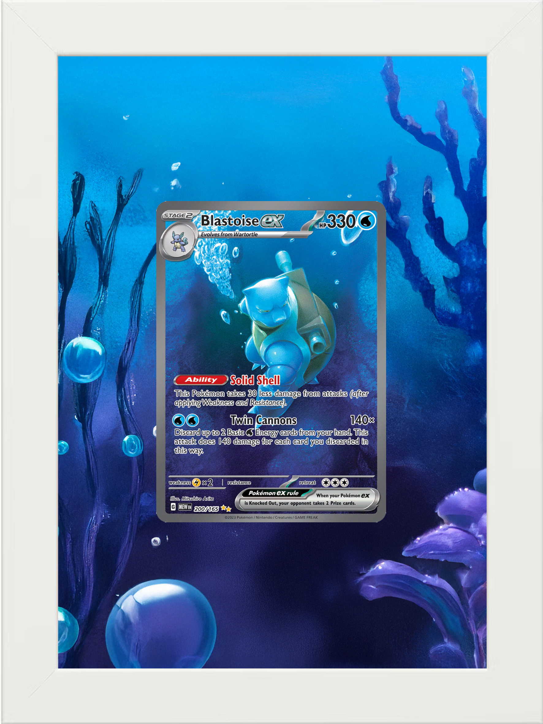 Blastoise ex · 151 (MEW) #200