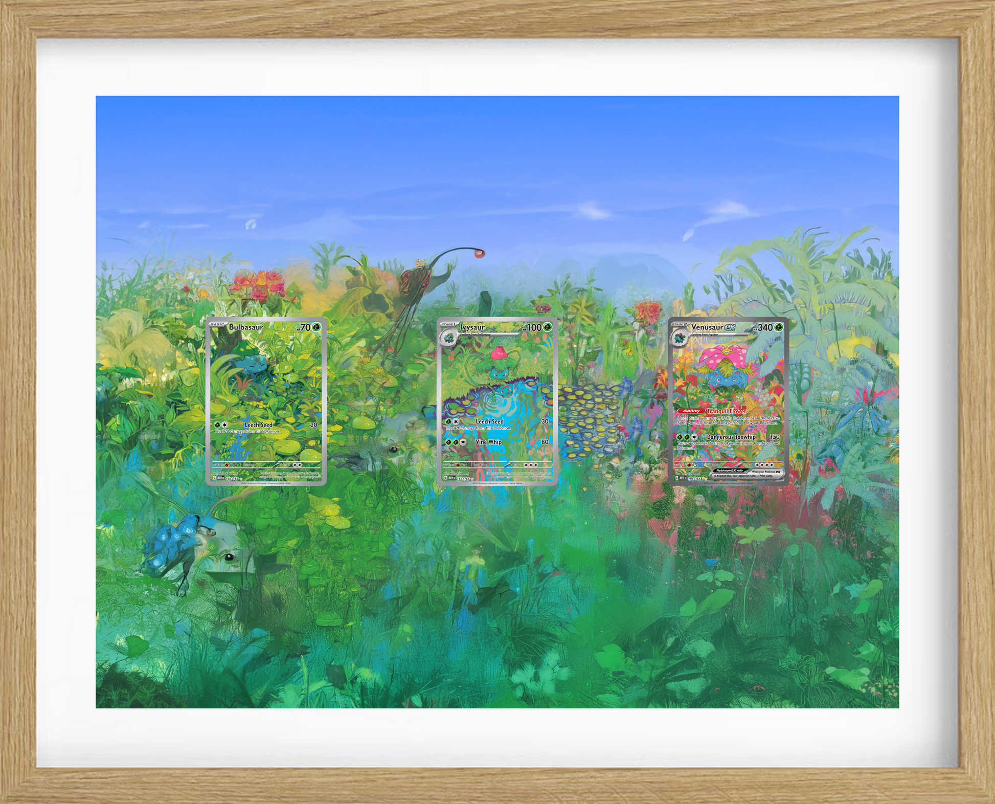 Bulbasaur / Ivysaur / Venusaur · 151 (MEW)