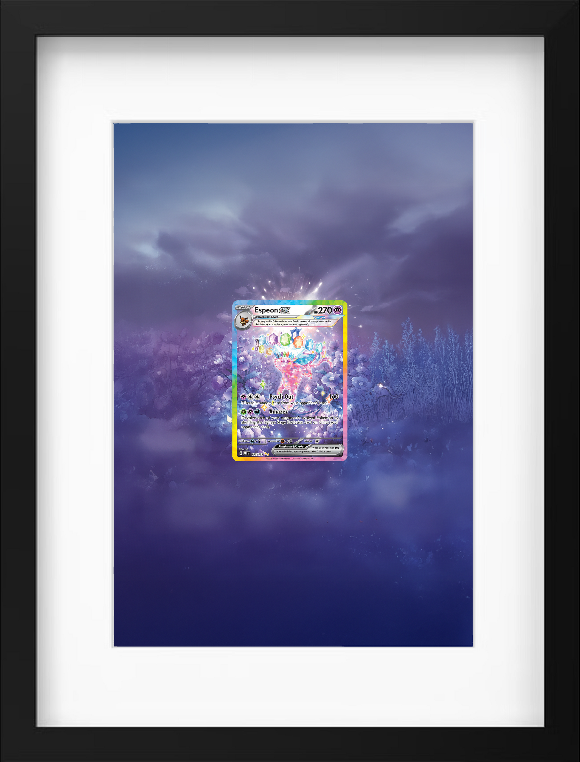 Espeon ex · Prismatic Evolutions (PRE) #155