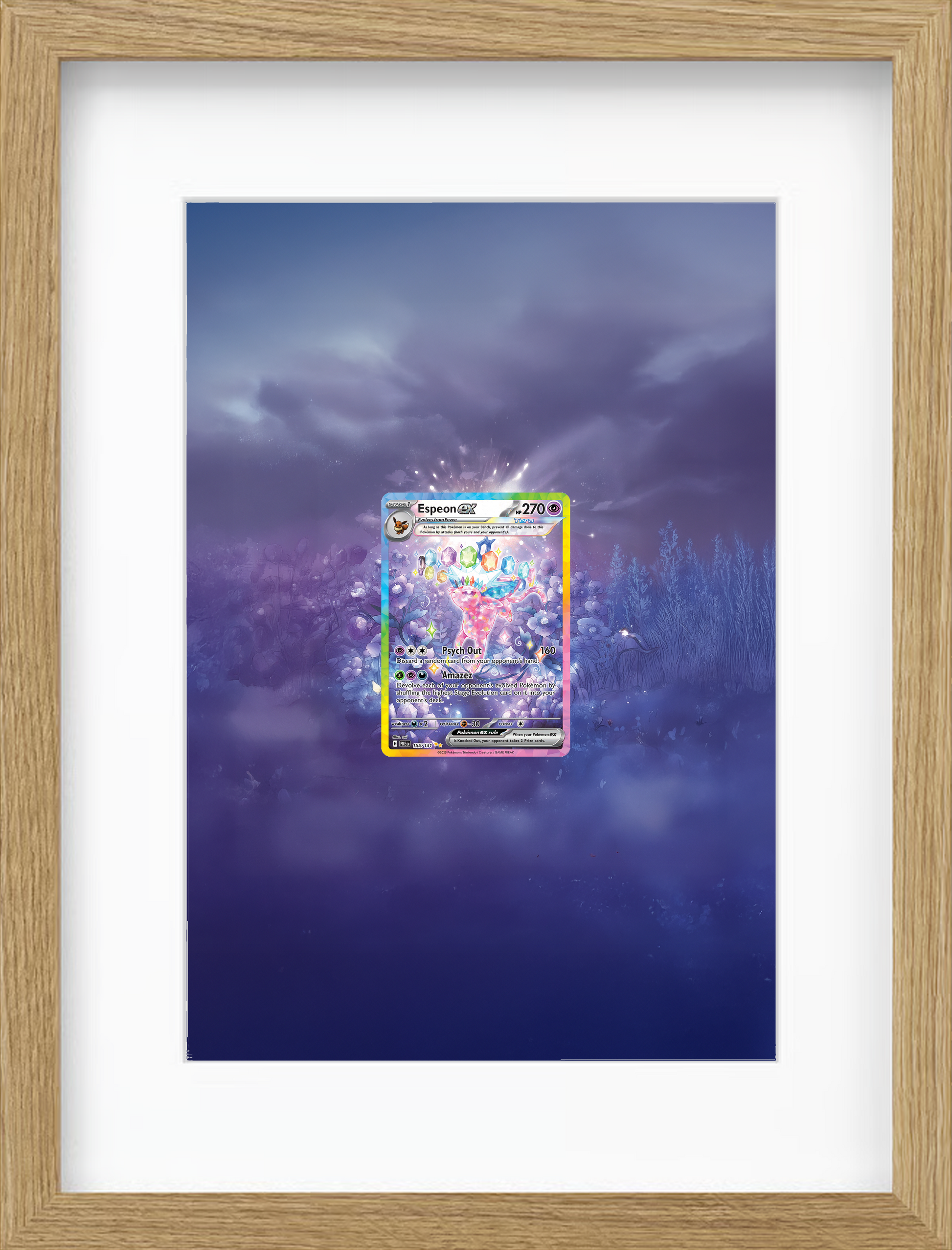 Espeon ex · Prismatic Evolutions (PRE) #155