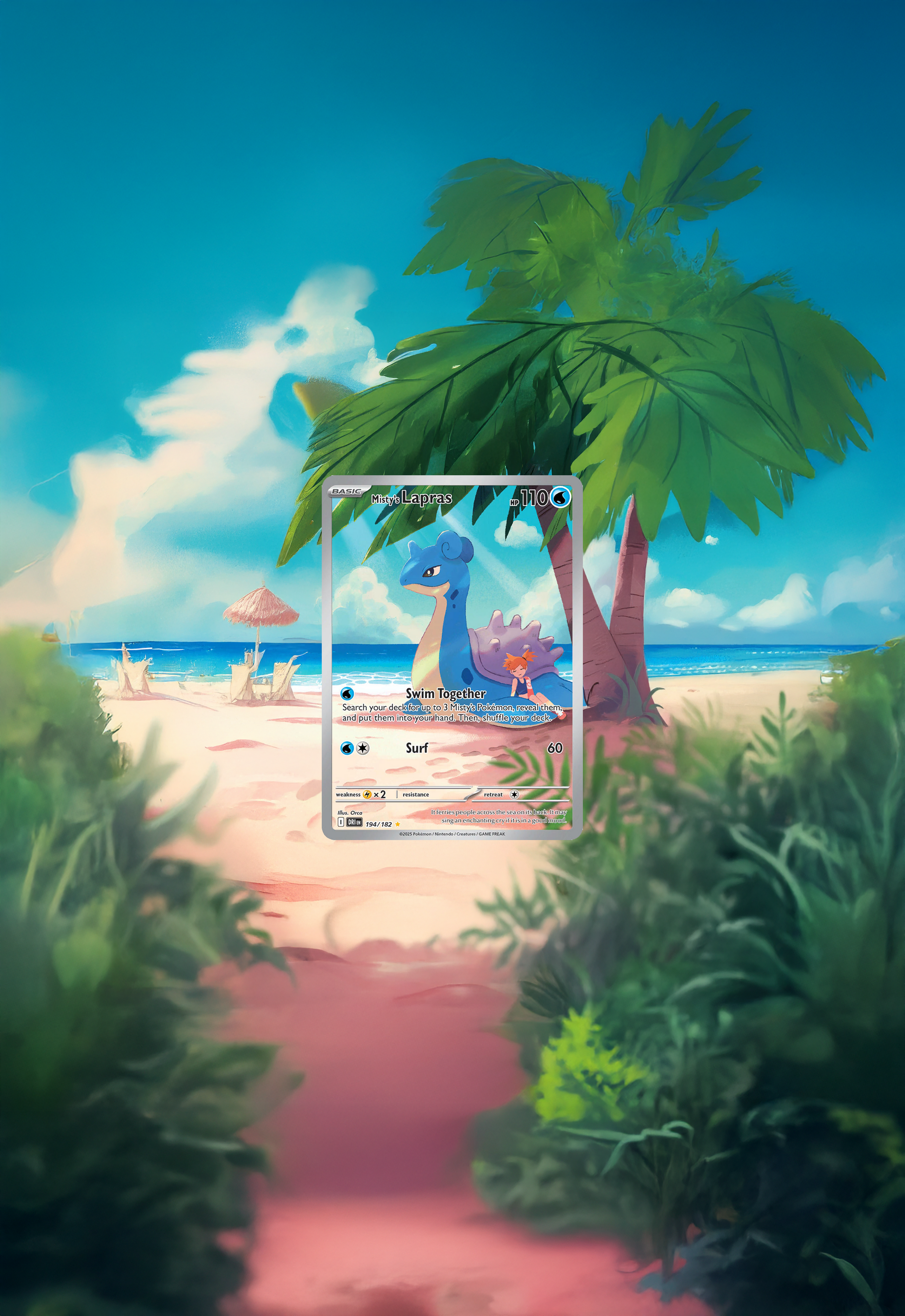 Misty’s Lapras · Destined Rivals (DRI) #194