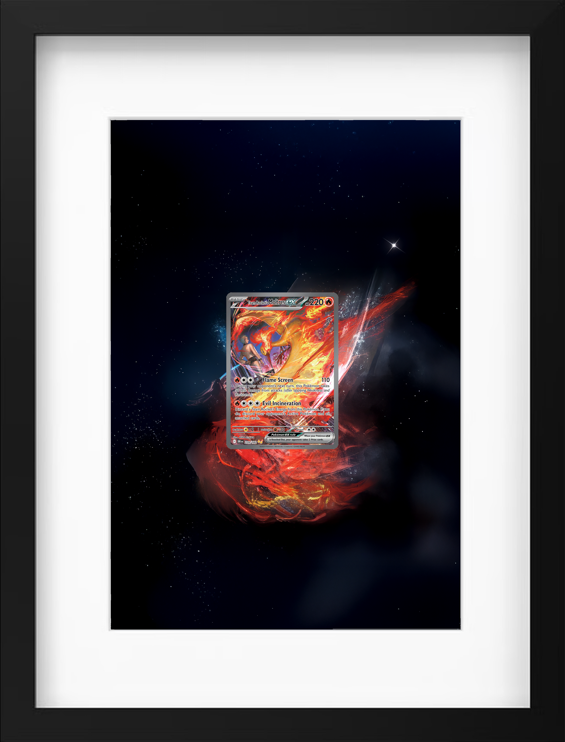 Team Rocket’s Moltres ex · Destined Rivals (DRI) #229