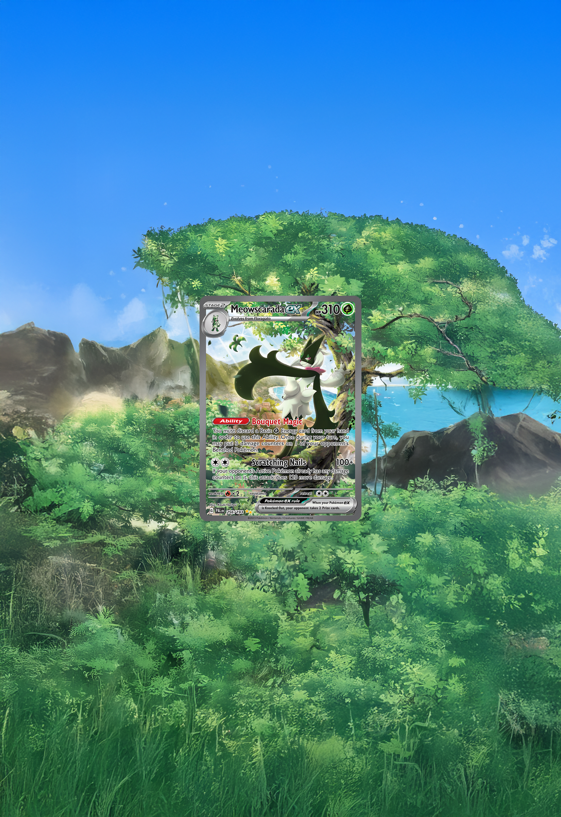 Meowscarada ex · Paldea Evolved (PAL) #256
