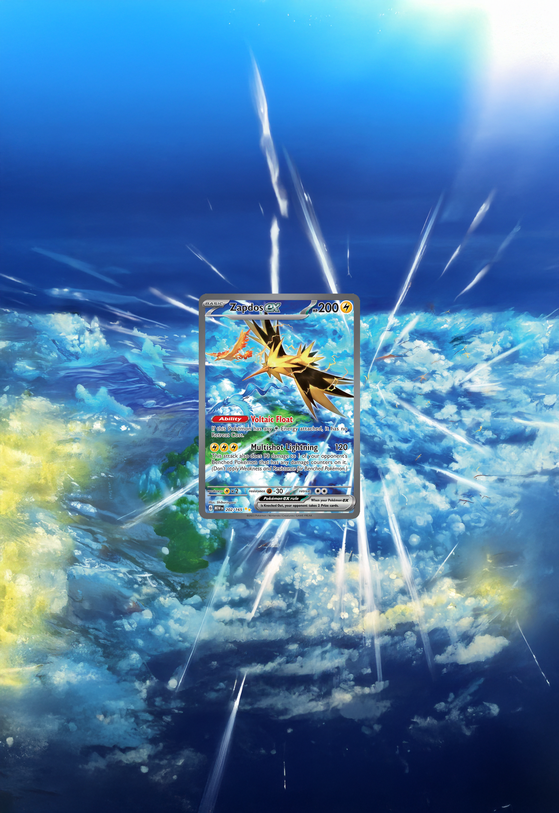 Zapdos ex · 151 (MEW) #202